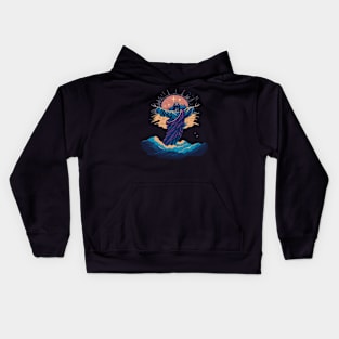 Jesus Christ giving Blessings Kids Hoodie